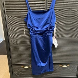 NWT medium royal blue cocktail dress